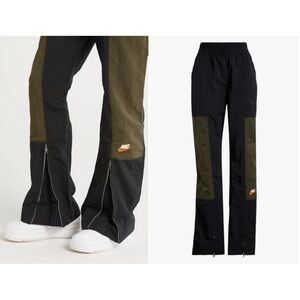 🏙️ High-Rise Utility Pants in Black+Olive